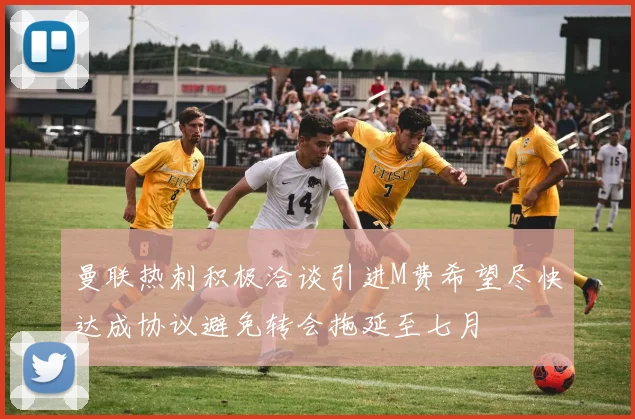 曼联热刺积极洽谈引进M费希望尽快达成协议避免转会拖延至七月
